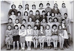 ECOLE JEAN ZAY FILLES 1955 CP
